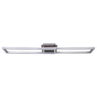 Näve Leuchten Deckenleuchte 1402960 Alu Kunststoff Metall B/H/T: ca. 20x8,5x115 cm null 4 Brennstellen Bantry - Alu (20,00/8,50/115,00cm) - Näve Leuchten