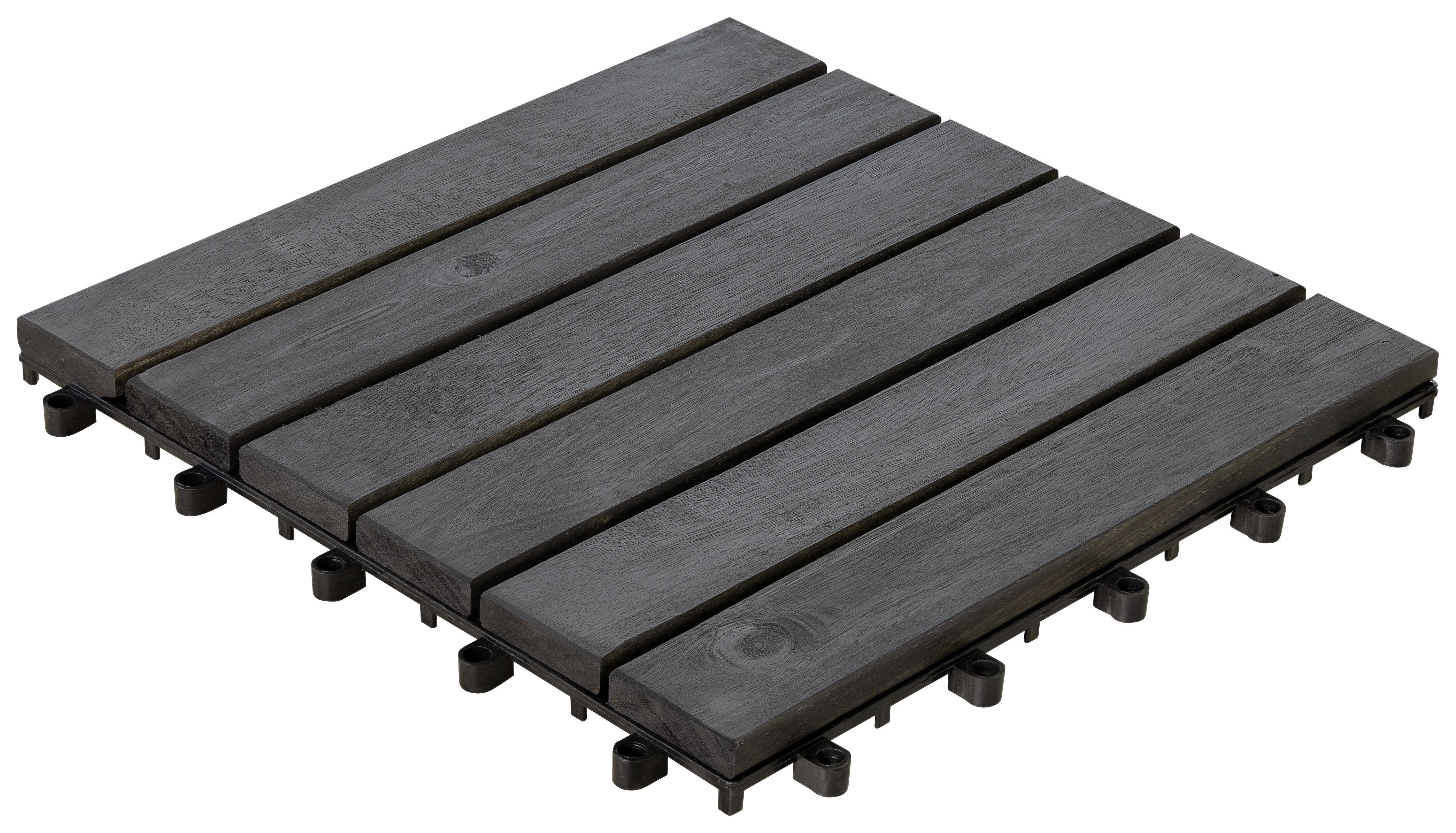 POCOline Terrassenfliese Anthrazit anthrazit B/L: ca. 30x30 cm Anthrazit - anthrazit (30,00/30,00/2,40cm) - POCOline