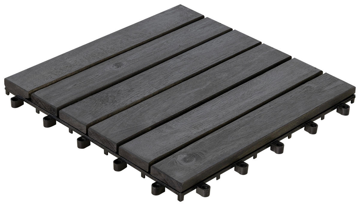 POCOline Terrassenfliese Anthrazit anthrazit B/L: ca. 30x30 cm Anthrazit - anthrazit (30,00/30,00/2,40cm) - POCOline