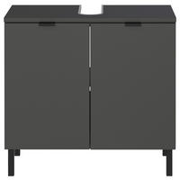 Waschbeckenunterschrank 1980-547 Graphit B/H/T: ca. 60x56x34 cm 1980-547 - Graphit (60,00/56,00/34,00cm) - Germania