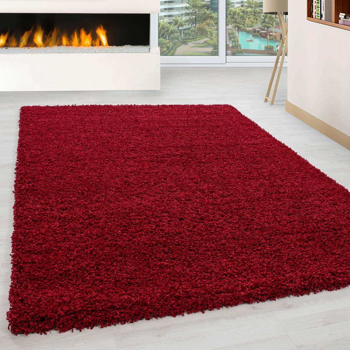 Ayyildiz Teppich LIFE rot B/L: ca. 100x200 cm LIFE - rot (100,00/200,00cm) - Ayyildiz