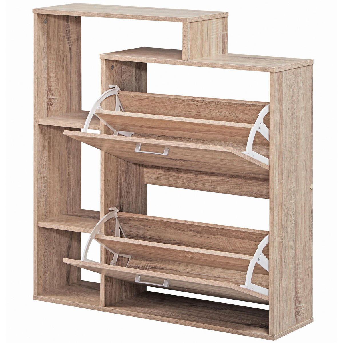Schuhkipper Eiche Sonoma Nachbildung B/H/T: ca. 24x93x85 cm Schuhkipper - Eiche (24,00/93,00/85,00cm) - Wohnling