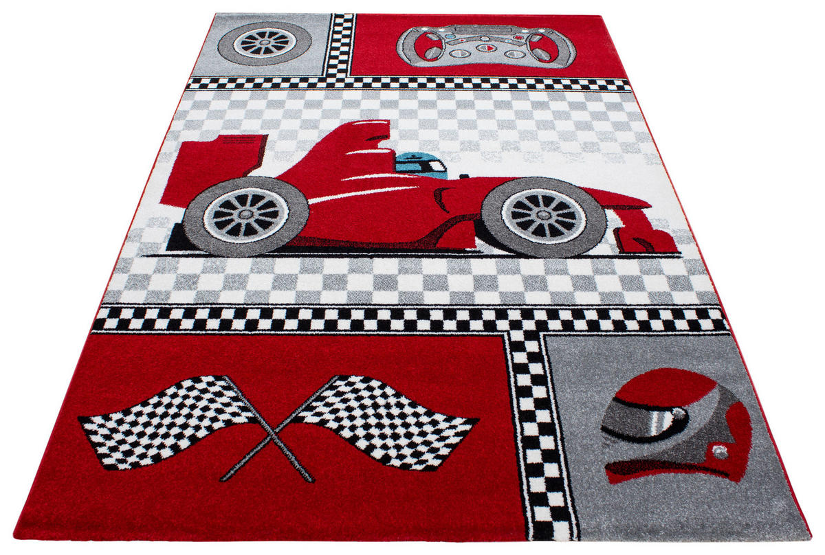 Ayyildiz Teppich KIDS rot B/L: ca. 120x170 cm KIDS - rot (120,00/170,00cm) - Ayyildiz