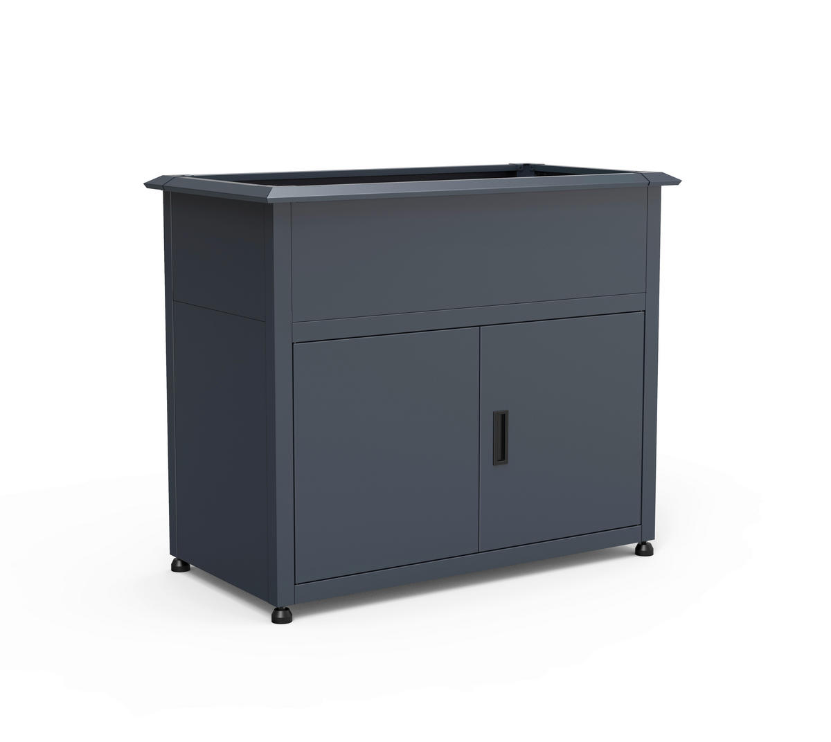 Westmann Hochbeet Plexa anthrazit Metall B/H/L: ca. 100x85x50 cm Plexa - anthrazit (50,00/100,00/85,00cm) - Westmann