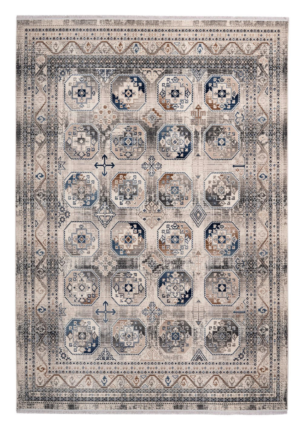 me gusta Kurzflorteppich Anouk 425 mehrfarbig B/H/L: ca. 120x0,35x170 cm Anouk 425 - mehrfarbig (170,00/120,00/0,35cm) - me gusta
