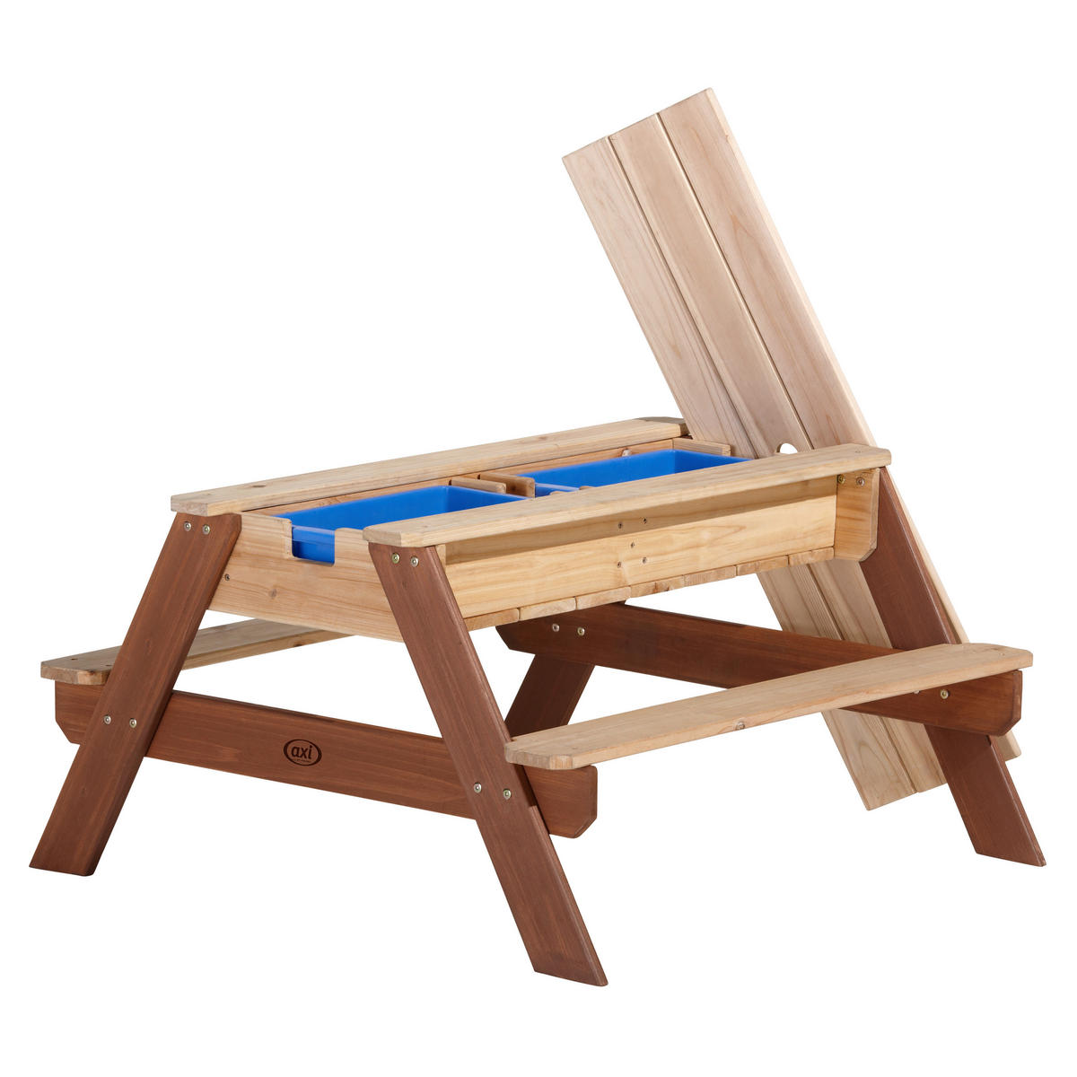 AXI Wasserspieltisch Nick braun B/H/T: ca. 98x48,5x95 cm Nick - braun/blau (98,00/48,50/95,00cm) - AXI