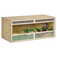 PawHut Holz-Terrarium natur Holz B/H/L: ca. 50x50x120 cm Holz-Terrarium - natur (120,00/50,00/50,00cm) - PawHut