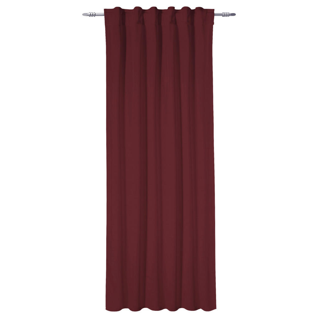 Thumbnail - Thermovorhang Kiruna weinrot B/L: ca. 140x245 cm