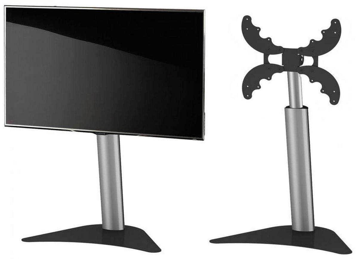 VCM TV-Ständer silber schwarz TV-Ständer Coscal - schwarz/silber - VCM