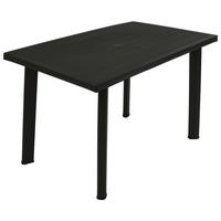 ProGarden Kunststofftisch Velo anthrazit Kunststoff B/H/L: ca. 76x72x126 cm Velo - anthrazit (126,00/76,00/72,00cm) - ProGarden