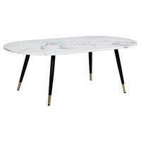 Couchtisch weiß Marmor Optik B/H/T: ca. 120x42x60 cm Couchtisch - weiß (120,00/42,00/60,00cm) - Wohnling