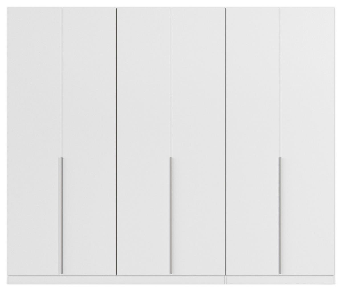 Kleiderschrank Alabama Alpinweiß B/H/T: ca. 271x229x54 cm Alabama - Alpinweiß/Alu (271,00/229,00/54,00cm)