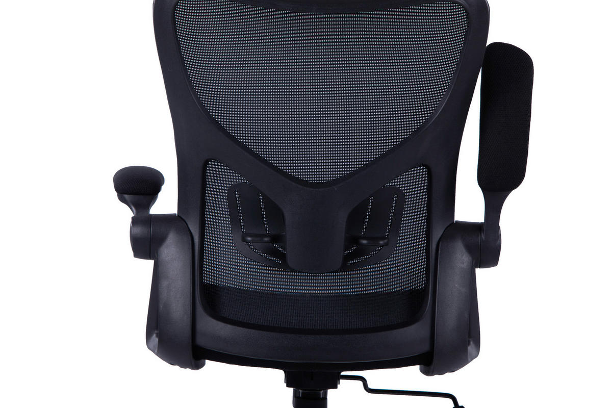 Chefsessel FLEX schwarz schwarz schwarz Webstoff Netzstoff Kunststoff FLEX - schwarz - byLIVING