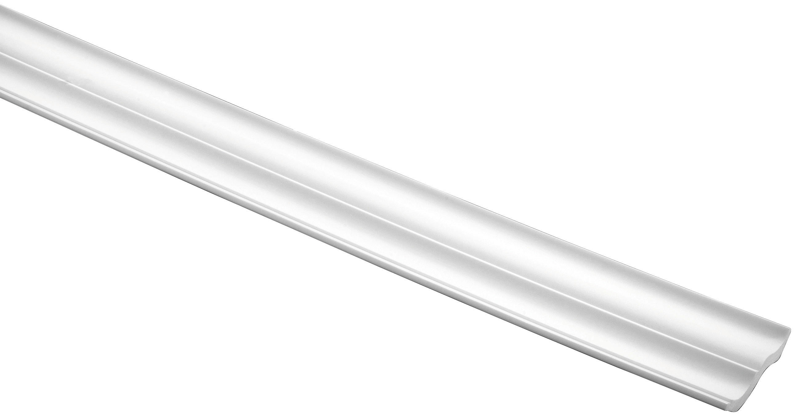 Zierprofil weiß L: ca. 200 cm Zierprofil_extrudiert_S110 - weiß (200,00cm)