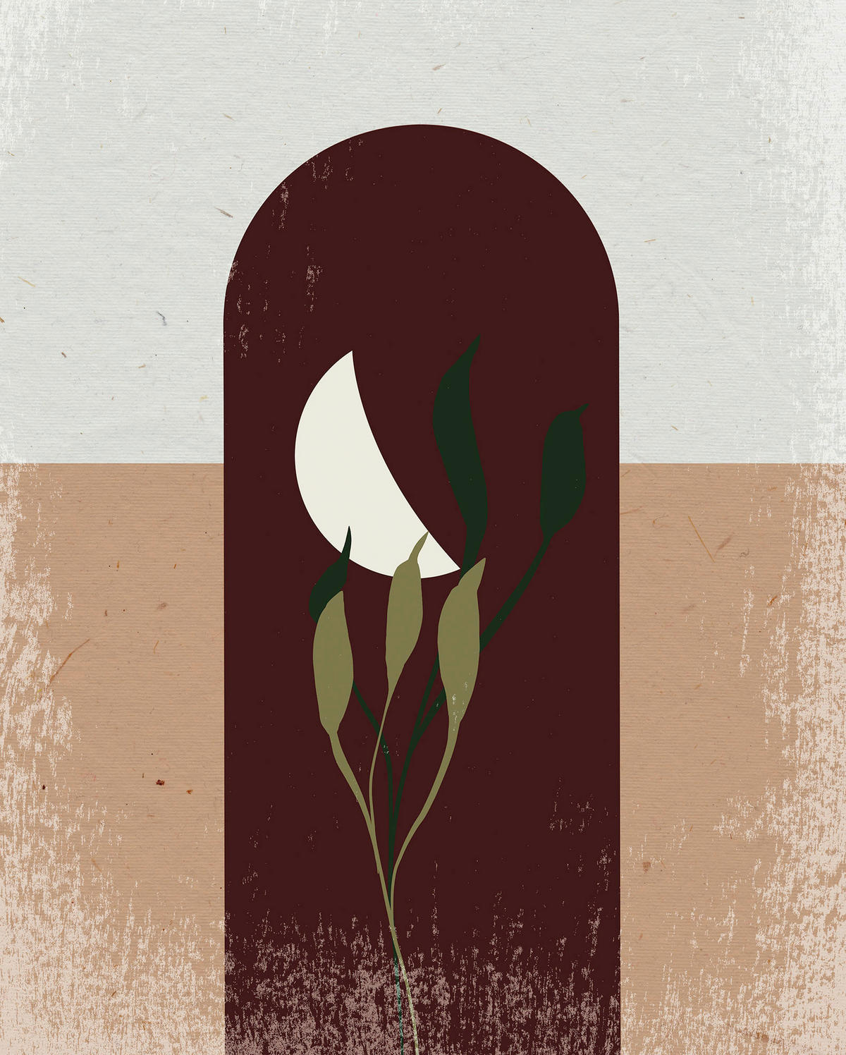 Komar Poster Silence Half Moon Silence Half Moon - Komar