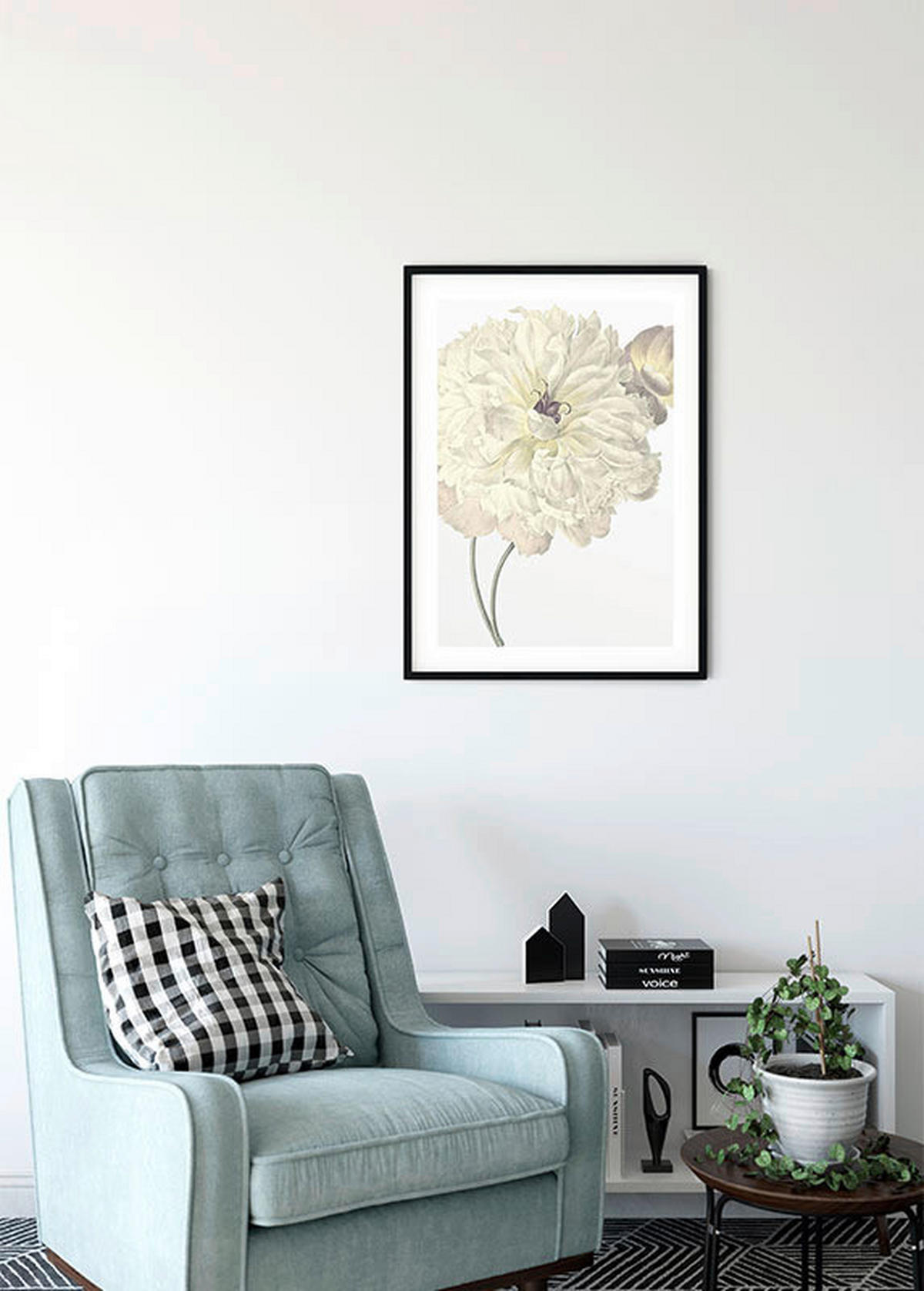 kaufen Komar bei ca. Dahlia cm Illustration B/L: 30x40 online Blume ▷ POCO Wandbild