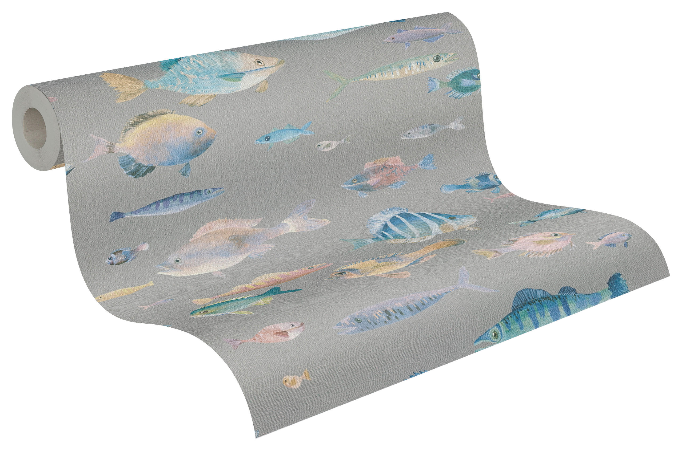 A.S.Creation Vliestapete bunt blau B/H/D: ca. 53x1005x8 cm Vliestapete - blau/bunt (8,00/1005,00cm) - A.S.Creation