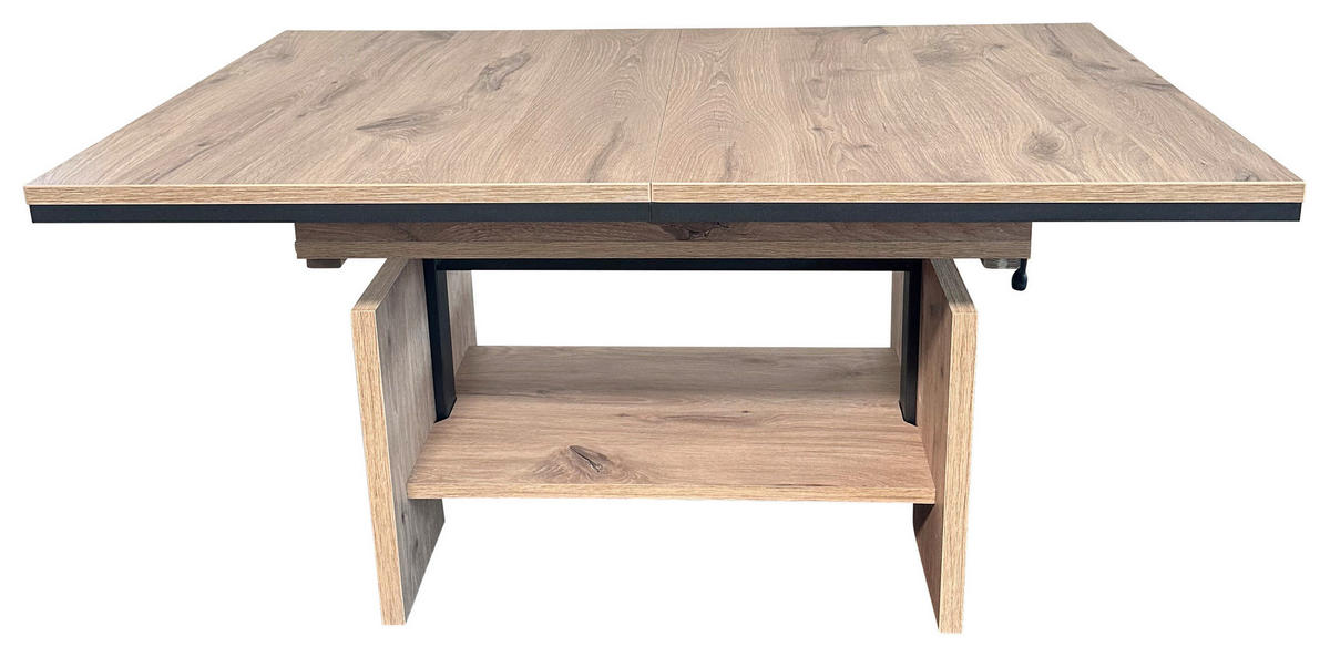 Couchtisch Ingo Eiche Viking Nachbildung B/H/T: ca. 110x53x70 cm Ingo - Eiche/anthrazit (110,00/53,00/70,00cm)