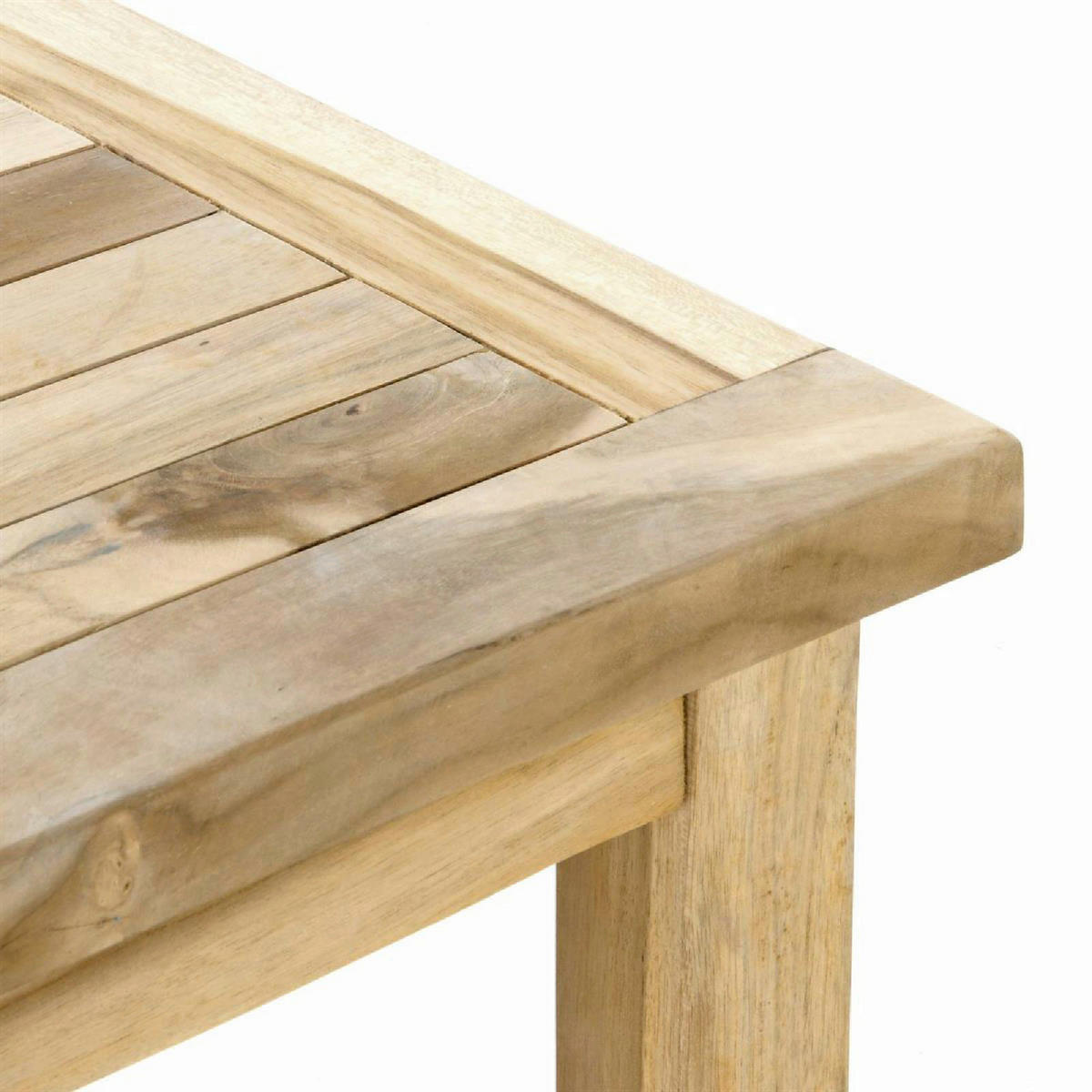 VCM Beistelltisch natur Holz B/H/T: ca. 50x50x50 cm Beistelltisch - natur (50,00/50,00/50,00cm) - VCM