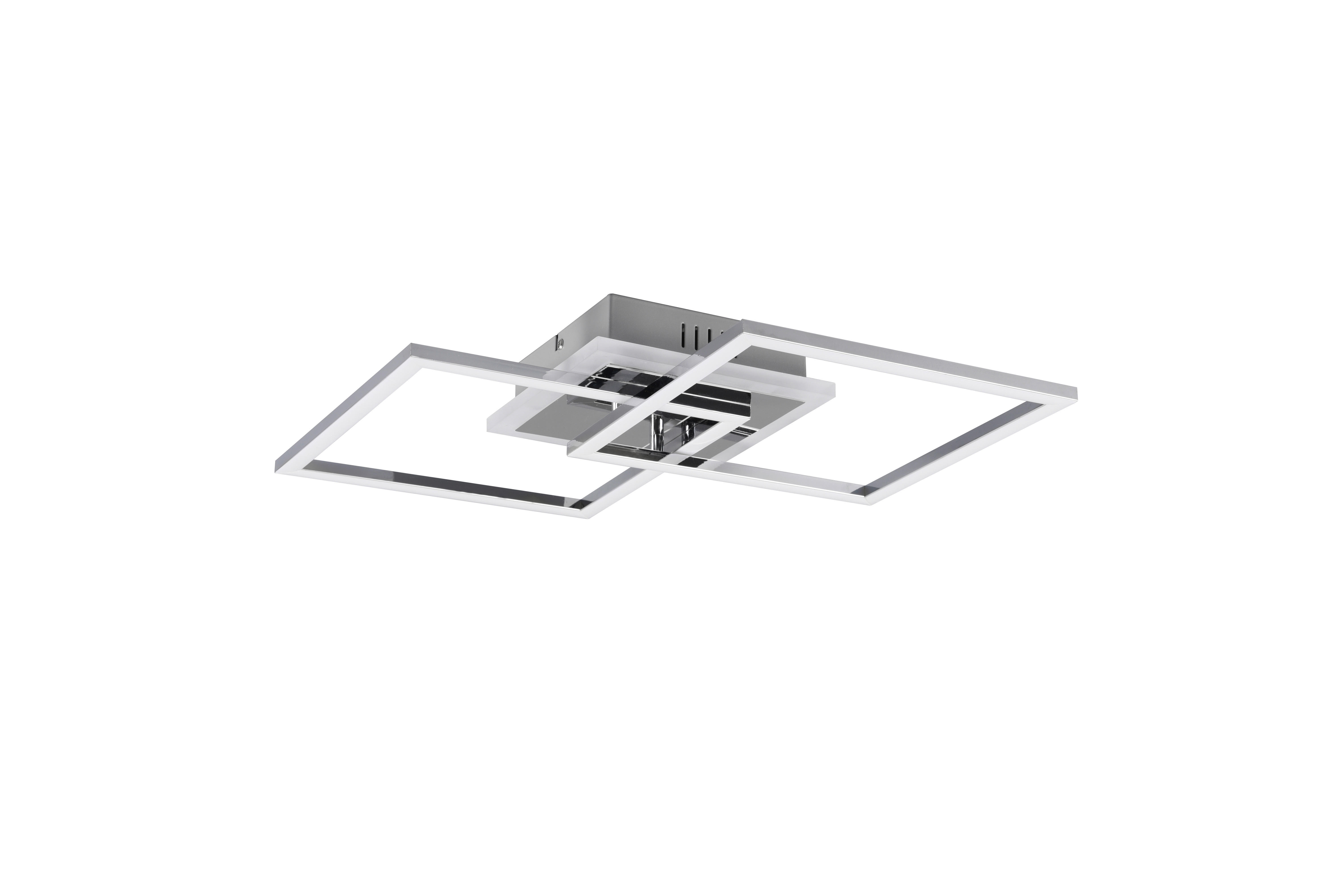 Reality Deckenleuchte R62793406 Venida Chrom Metall B/H/T: ca. 57x5x35 cm Venida - Chrom (57,00/5,00/35,00cm) - Reality