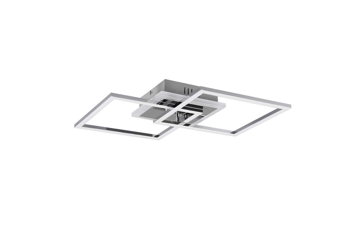 Reality Deckenleuchte R62793406 Venida Chrom Metall B/H/T: ca. 57x5x35 cm Venida - Chrom (57,00/5,00/35,00cm) - Reality
