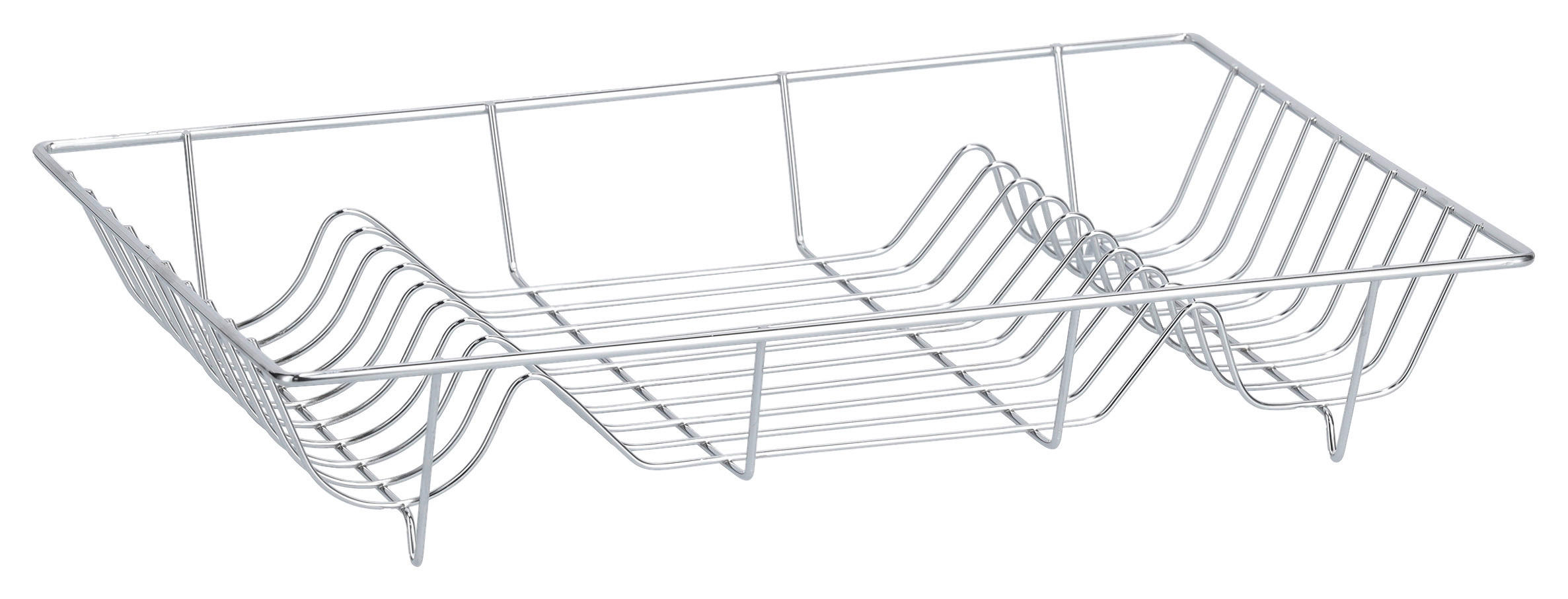 Zeller Geschirrabtropfständer weiß Metall B/H/L: ca. 32,5x9,5x48 cm Geschirrabtropfständer - weiß (48,00/32,50/9,50cm) - Zeller