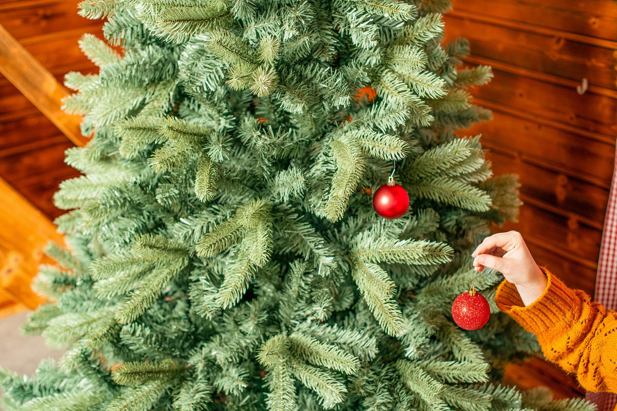 Evergreen Weihnachtsbaum Vermont Fichte grün PVC H/D: ca. 180x129 cm Vermont Fichte - grün (129,00/180,00cm) - Evergreen