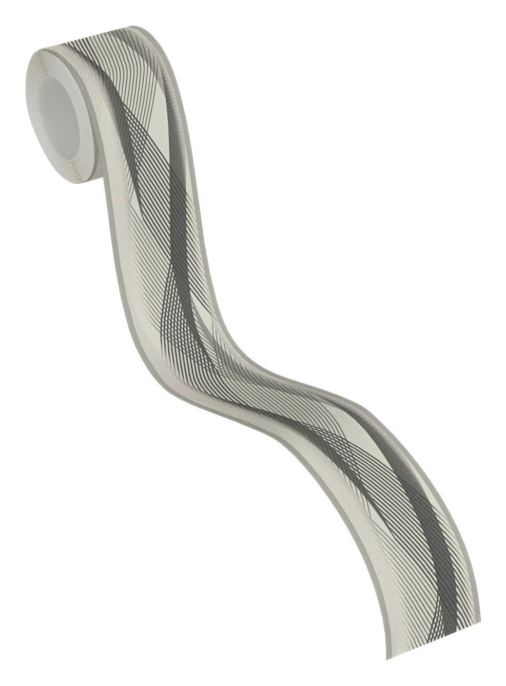 A.S.Creation Bordüre schwarz weiß B/H/D: ca. 5x500x6,5 cm Bordüre - weiß/schwarz (6,50/500,00cm) - A.S.Creation