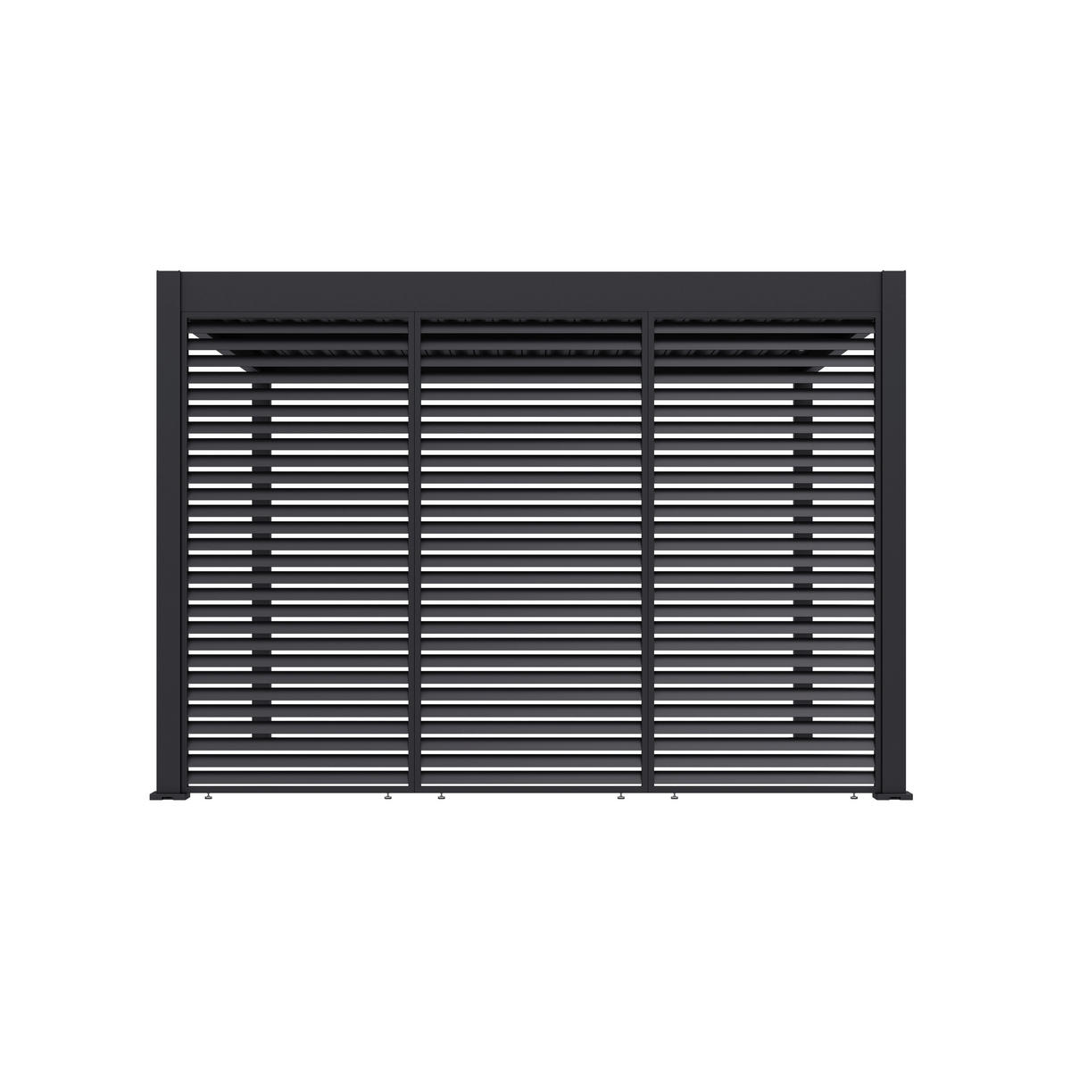 Paragon Outdoor Lamellen-Sichtschutz Grand Tuscan grau Aluminium B/H: ca. 114x234 cm Grand Tuscan - grau (114,00/234,00cm) - Paragon Outdoor