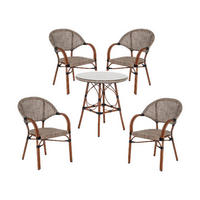 Acamp Gartensitzgruppe Maui Cappuccino Aluminium B/H/T: ca. 70x85x70 cm Maui - Cappuccino (70,00/85,00/70,00cm) - Acamp