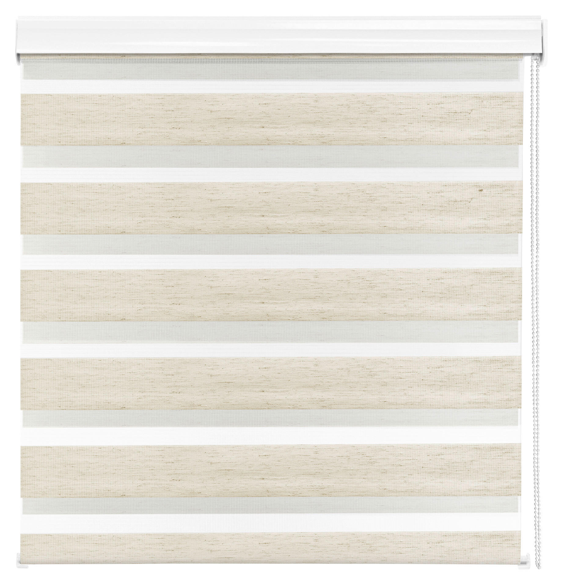 Thumbnail - POCOline Doppelrollo mit Blende Easy-Fix natur B/L: ca. 60x160 cm