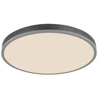 GLOBO LED-Deckenleuchte DORO 416080AD4R-CCT Opal silber Aluminium MDF H/D: ca. 8,5x60 cm 1 Brennstellen DORO - Opal/silber (60,00/8,50cm) - GLOBO