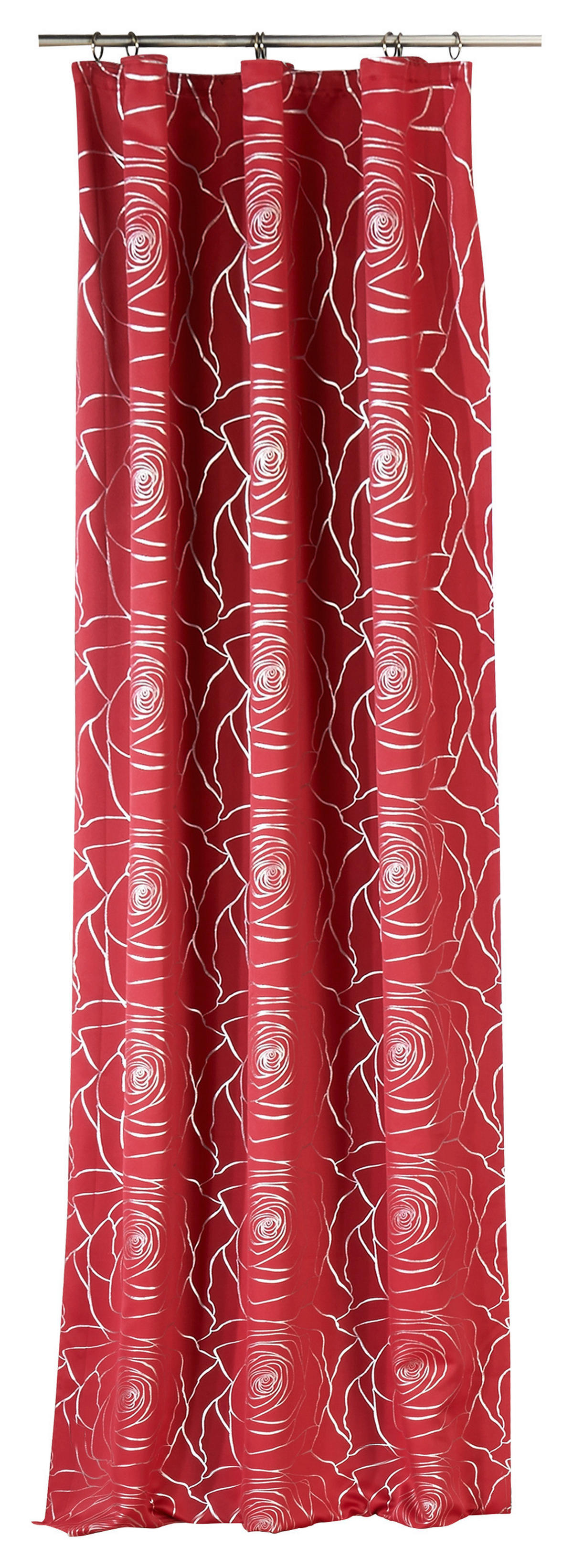 Home Essential Verdunklungsvorhang Roses rot B/L: ca. 140x245 cm Roses - rot (140,00/245,00cm) - Home Essential