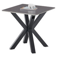Couchtisch Janin grau B/H/T: ca. 55x55x55 cm Janin - schwarz/grau (55,00/55,00/55,00cm)