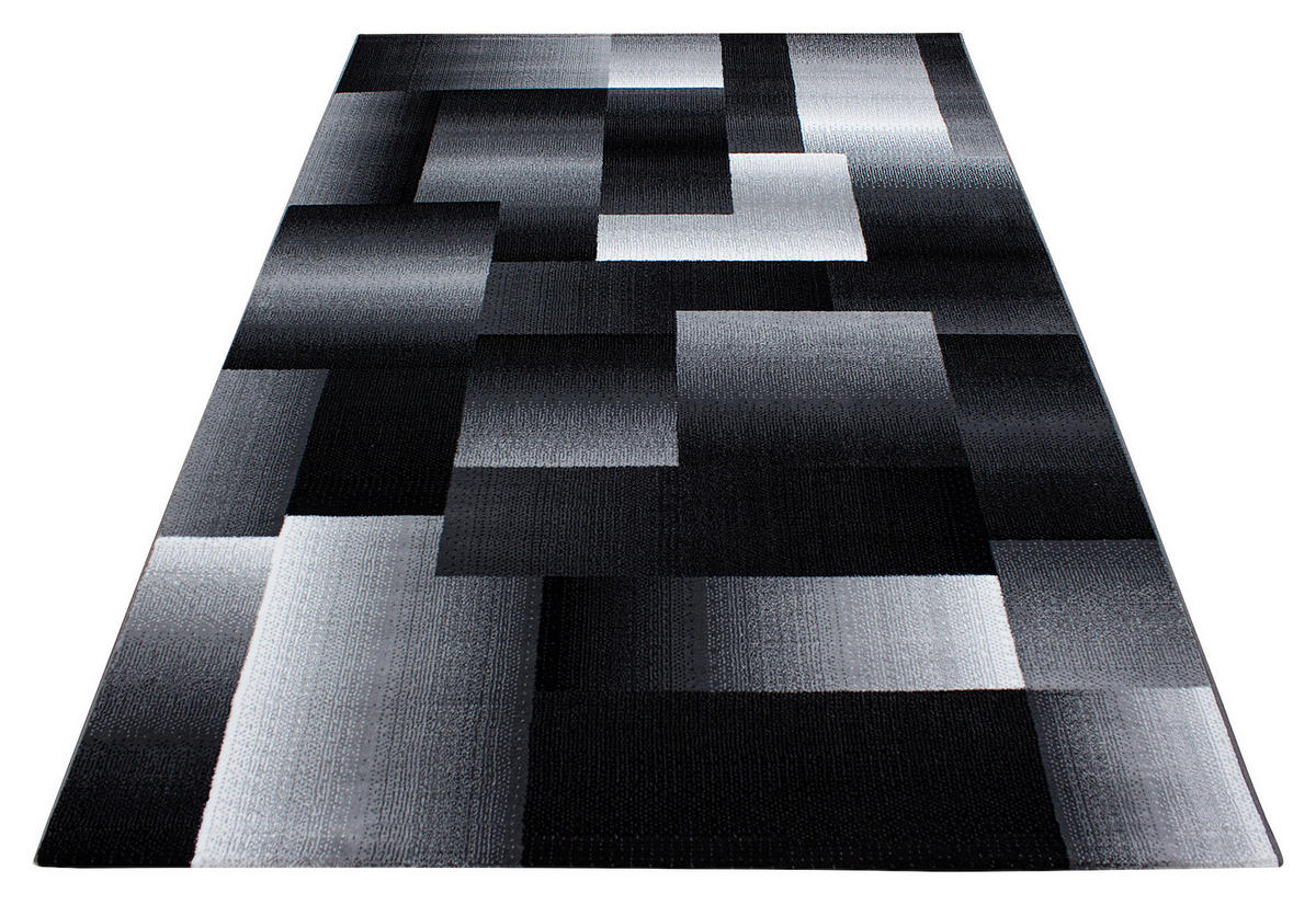 Ayyildiz Teppich MIAMI schwarz B/L: ca. 80x300 cm MIAMI - schwarz (80,00/300,00cm) - Ayyildiz