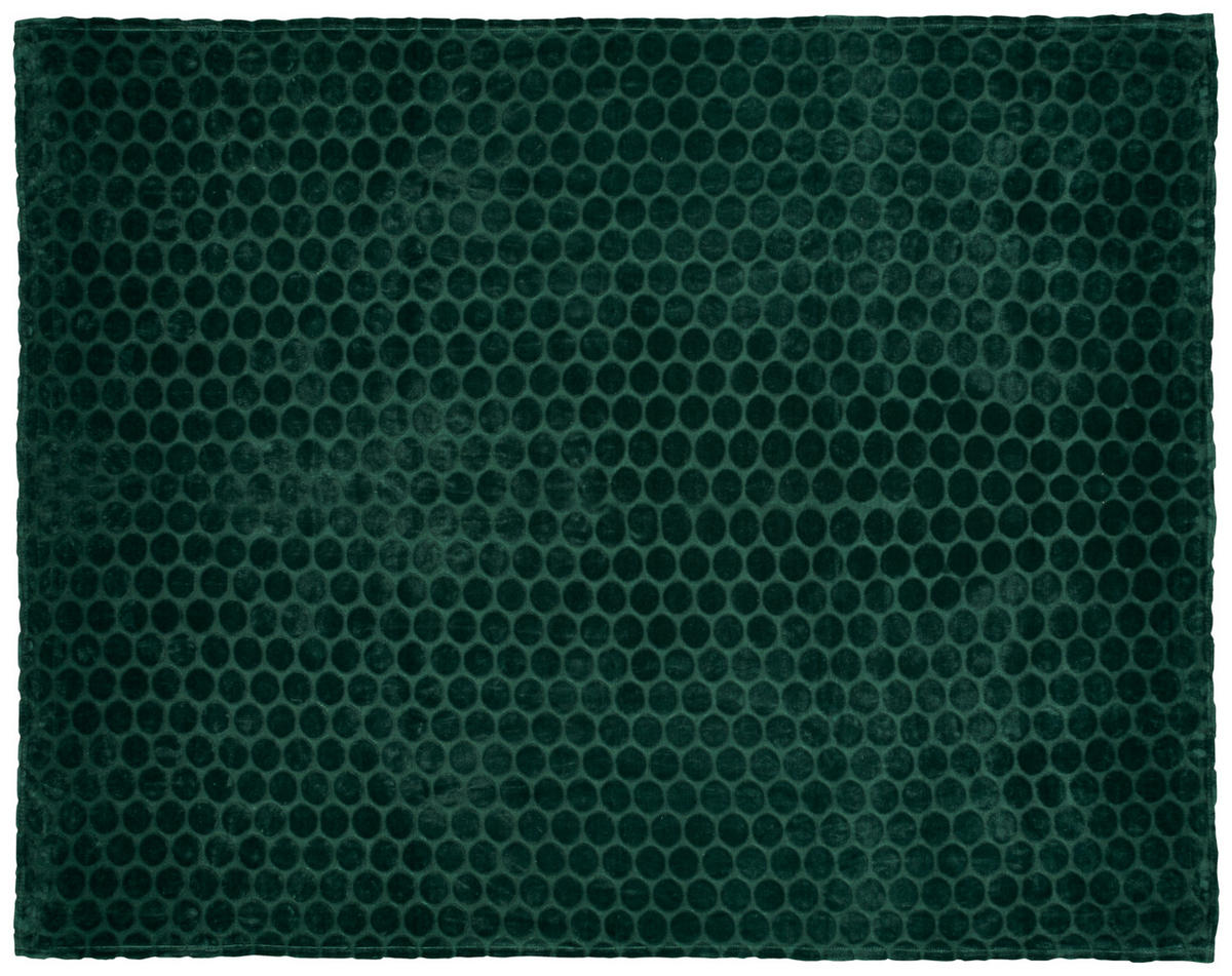 Flanelldecke Flanelldecke_Bubble 140x180cm d.grü - dunkelgrün (140,00/180,00cm)