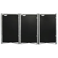 Hide Mülltonnenbox 3x 240 Liter schwarz B/H/T: ca. 209x115x81 cm 3x 240 Liter - schwarz (209,00/115,00/81,00cm) - Hide