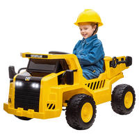 AIYAPLAY Kinder-Elektrotraktor gelb B/H/L: ca. 70,5x61,5x110 cm Kinder-Elektrotraktor - gelb (110,00/70,50/61,50cm) - AIYAPLAY