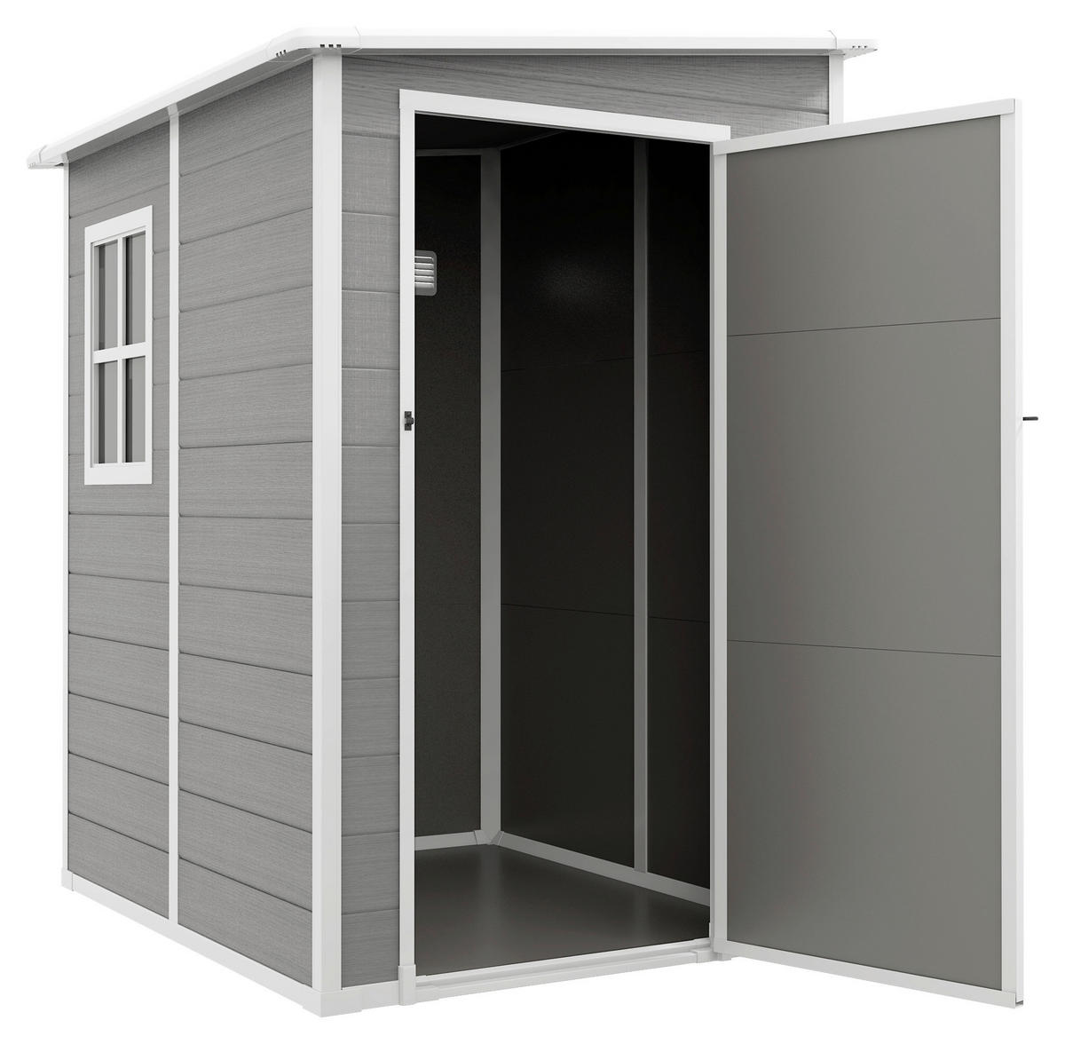 Outsunny Gartenhaus grau B/H/L: ca. 149x192x122 cm Gartenhaus - grau (122,00/149,00/192,00cm) - Outsunny