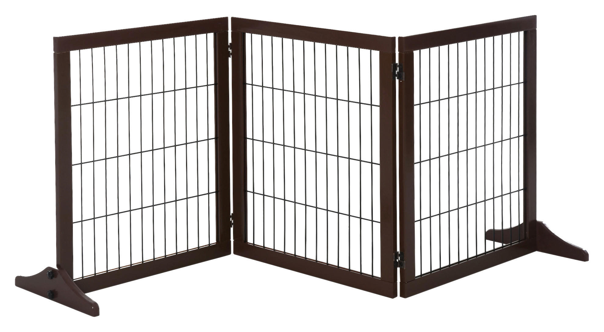PawHut Absperrgitter braun Kiefer B/H/L: ca. 36x71x185 cm Absperrgitter - braun (185,00/36,00/71,00cm) - PawHut
