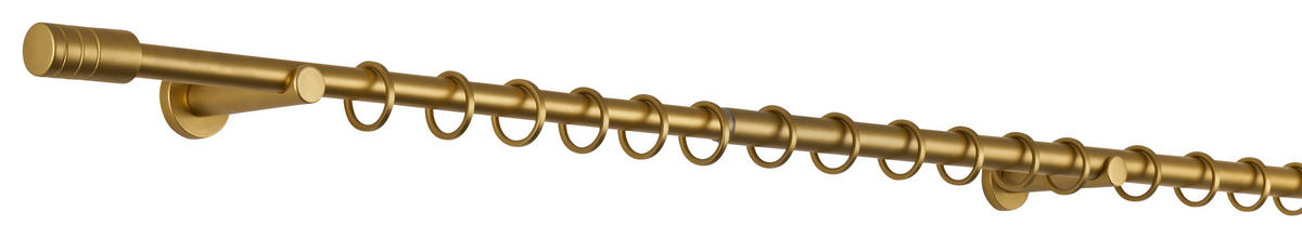 Stilgarnituren rillcube gold Metall ausziehbar von ca. 120 bis 210 cm 1.0 Läufe rillcube - gold - ondeco