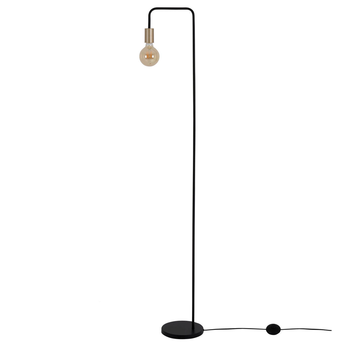 Näve Leuchten Stehleuchte 2097222 schwarz Kunststoff Metall B/H/T: ca. 20,5x150x20,5 cm 1 Brennstellen Modo - schwarz (20,50/150,00/20,50cm) - Näve Leuchten