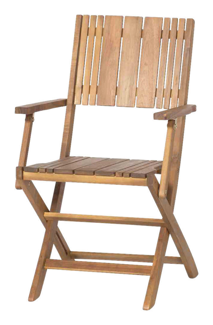Gardamo Klappsessel FALUN beige Akazie FALUN - beige - Gardamo