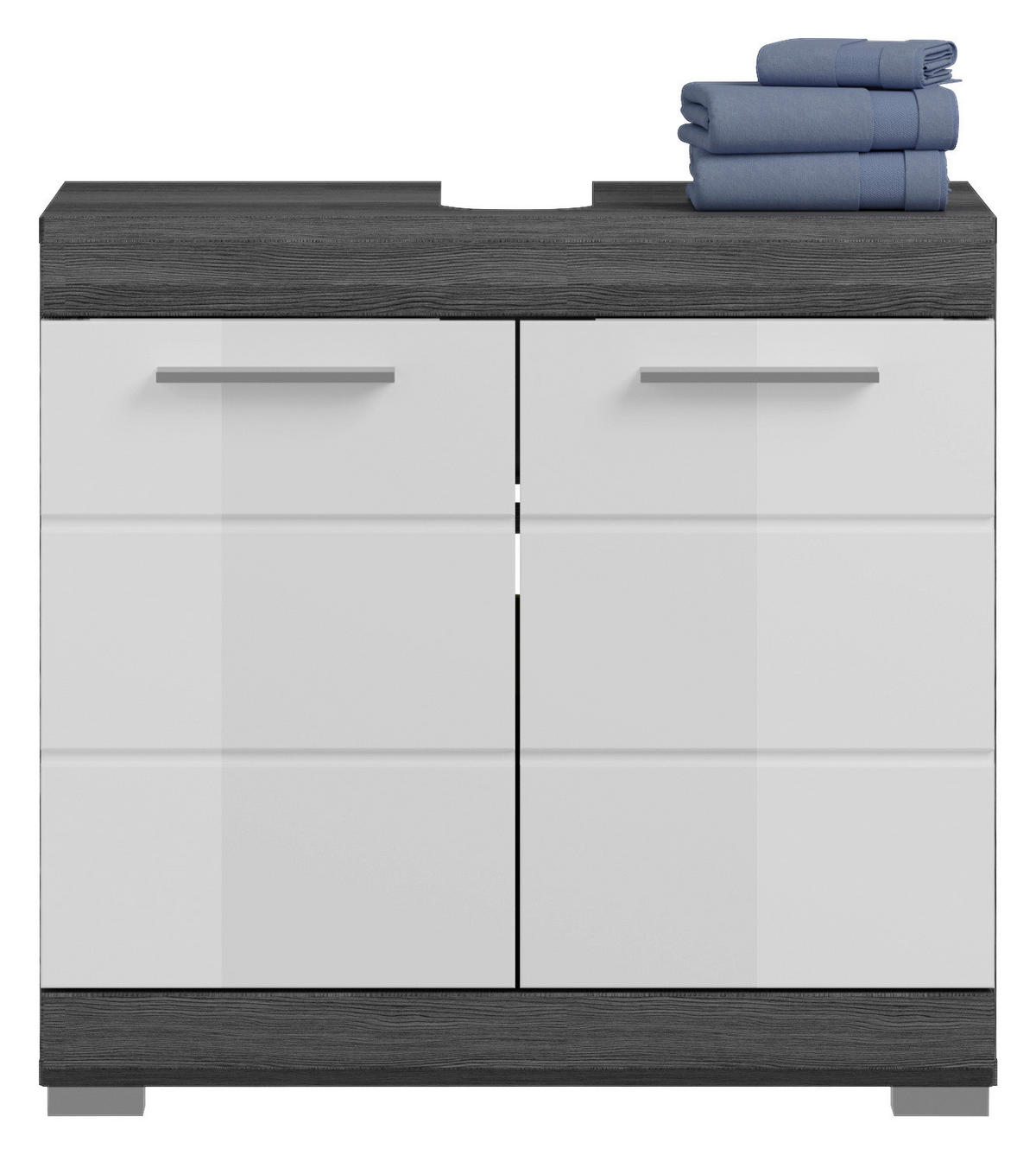 Waschbeckenunterschrank Scout B/H/T: ca. 60x56x34 cm Scout - Eiche/weiß (60,00/56,00/34,00cm) - xonox.home