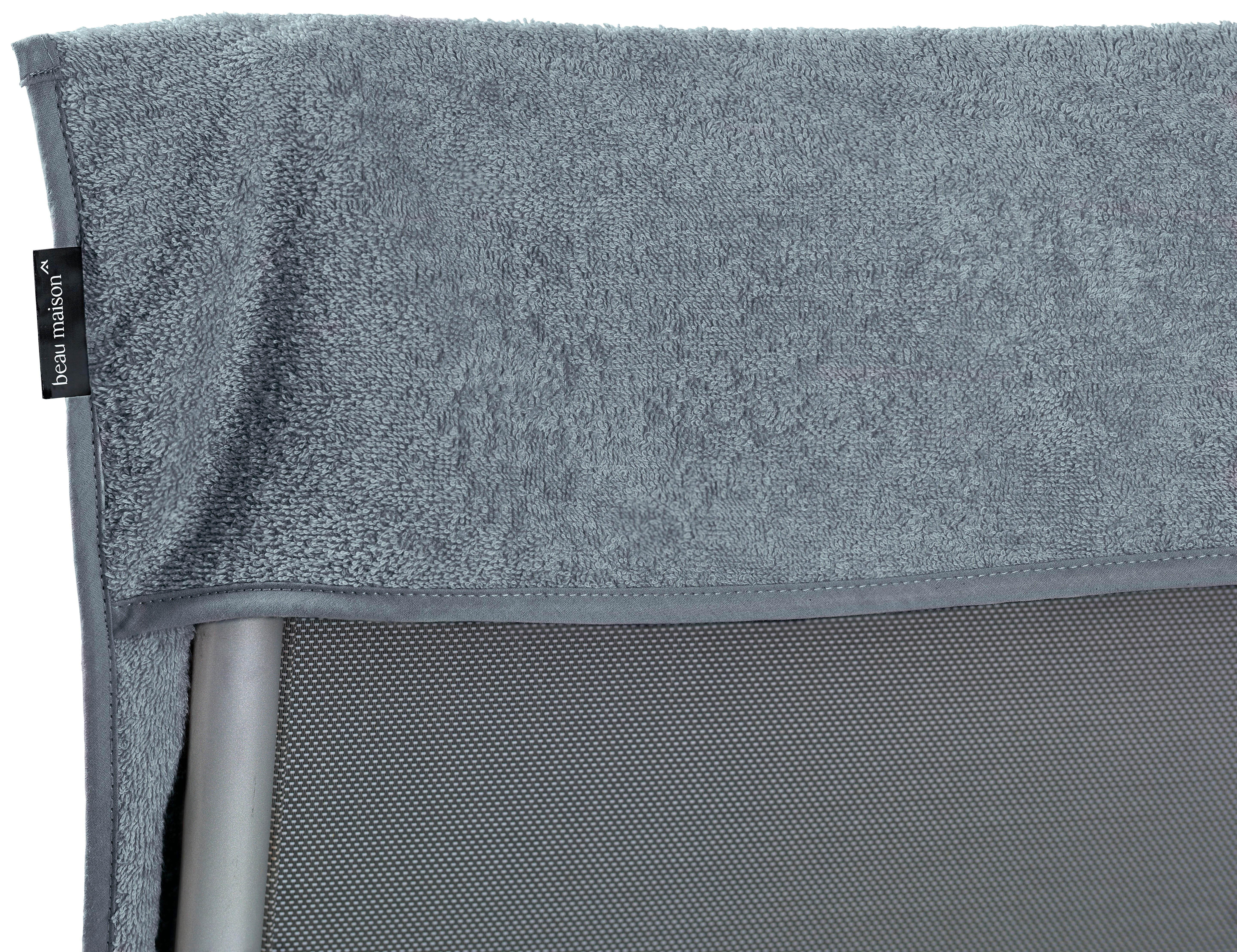 Gartenstuhlauflage Gartenstuhlauflage 60x130cm grau - grau (60,00/130,00cm)