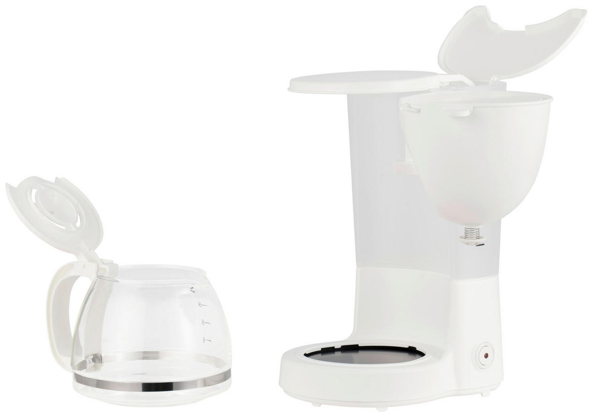 Kaffeeautomat CM9105E-GS weiß Kunststoff Glas Kaffeeautomat KaffeeFix - weiß (1,25l)