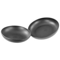 CreaTable Cappuccino-Set Uno schwarz Steinzeug B/H/L: ca. 39,4x38,7x39,4 cm Uno - schwarz (39,40/39,40/38,70cm) - CreaTable