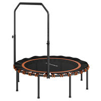 SPORTNOW Fitness Trampolin orange B/H/L: ca. 114x129x114 cm Fitness_Trampolin - orange/schwarz (114,00/114,00/129,00cm) - SPORTNOW