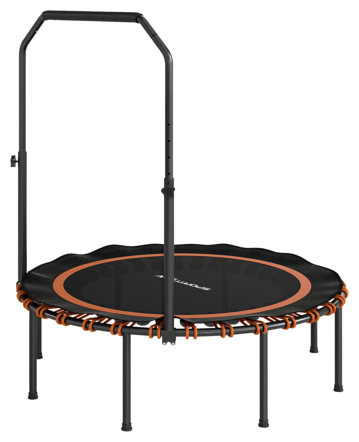SPORTNOW Fitness Trampolin orange B/H/L: ca. 114x129x114 cm Fitness_Trampolin - orange/schwarz (114,00/114,00/129,00cm) - SPORTNOW
