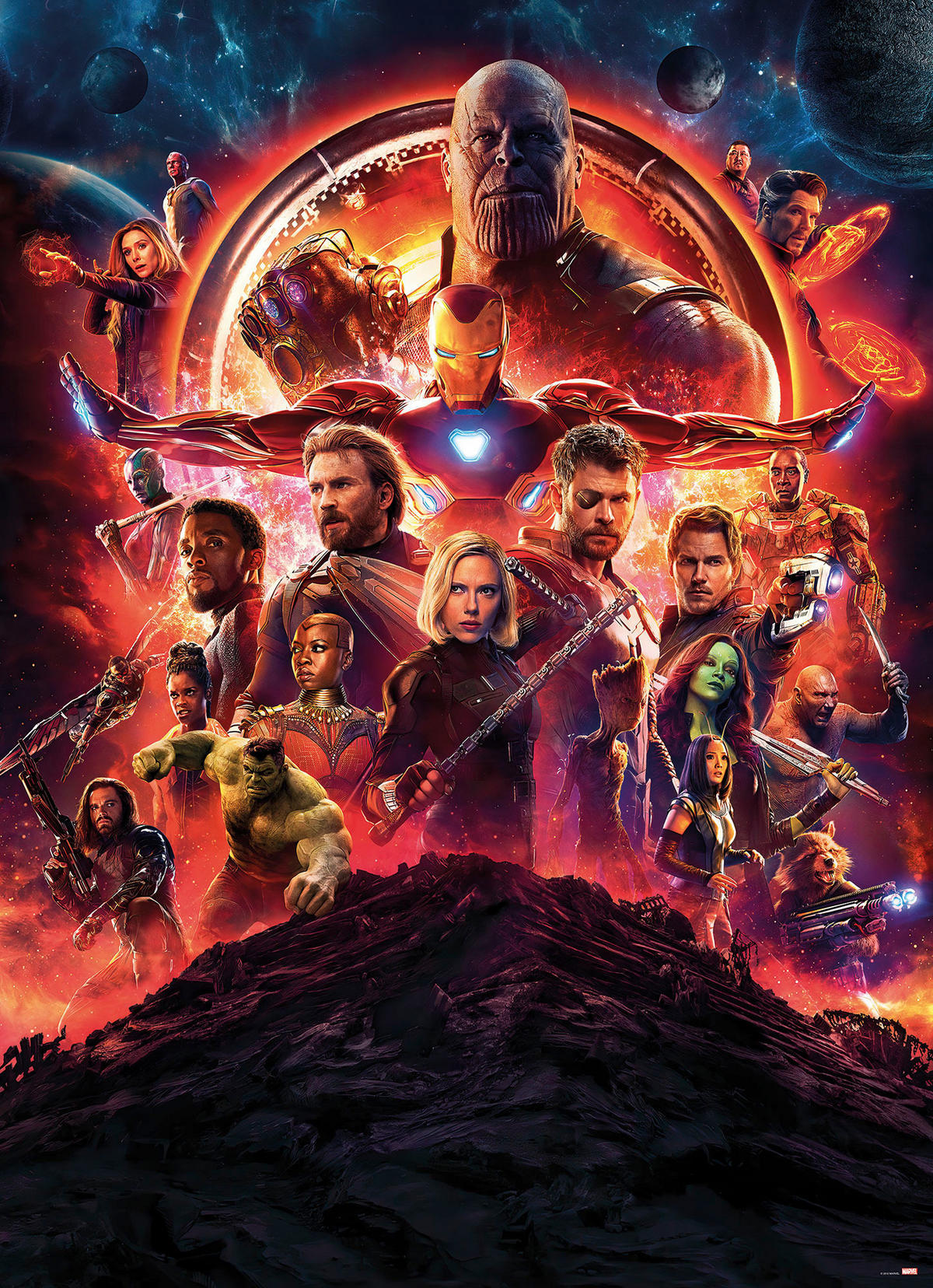 Komar Fototapete Avengers Infinity War Movie Poster B/H: ca. 184x254 cm ▷  online bei POCO kaufen
